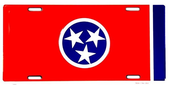 signs 4 fun Tennessee State Flag License Plate