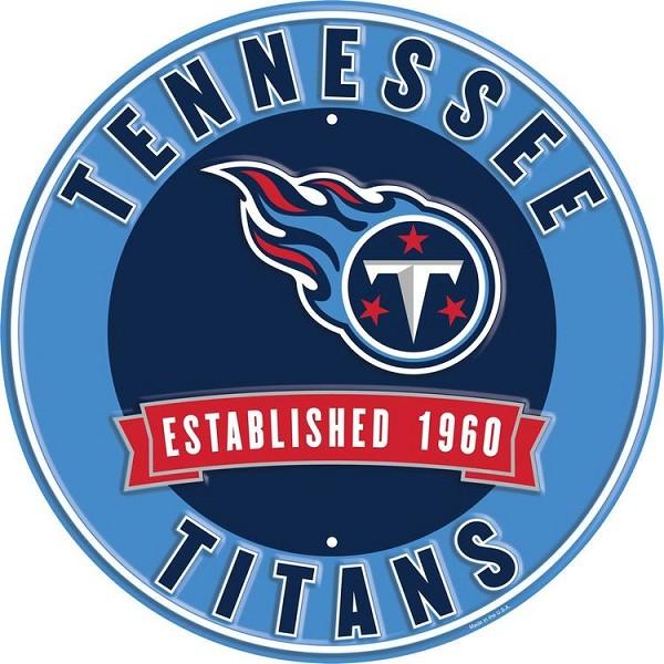 signs 4 fun Tennessee Titans 12 in Round Sign