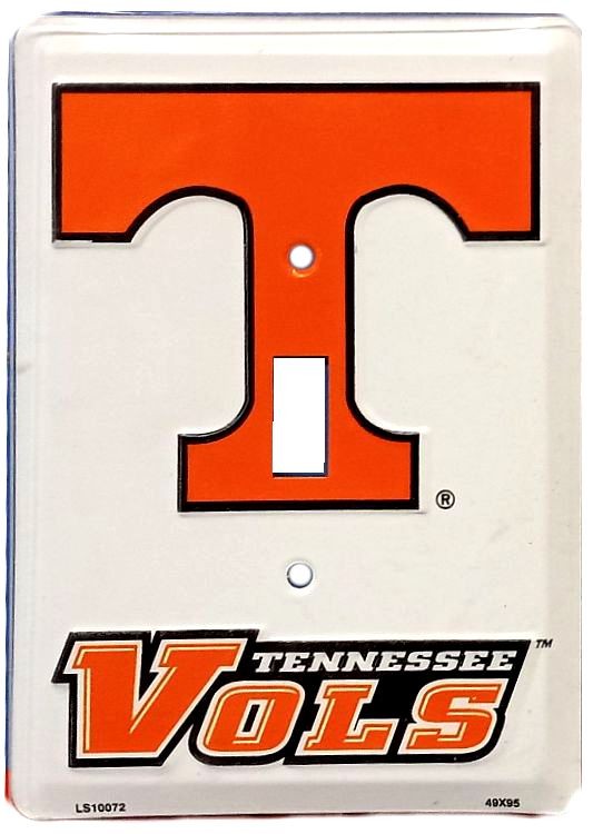 signs 4 fun Tennessee Volunteers Wht Switch Plate