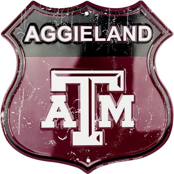 signs 4 fun Texas A&M Aggieland Shield
