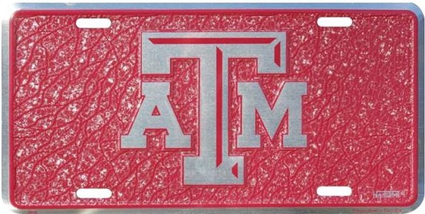 signs 4 fun Texas A&M Mosaic License Plate