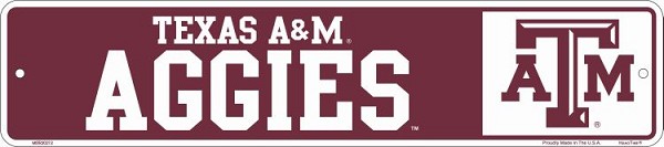 signs 4 fun Texas A&M Small Street Sign