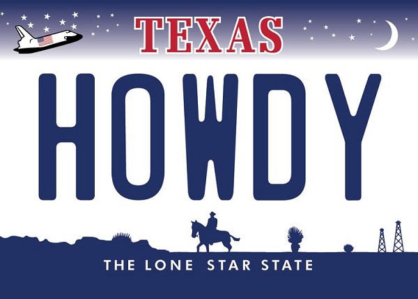 signs 4 fun Texas Howdy Magnet