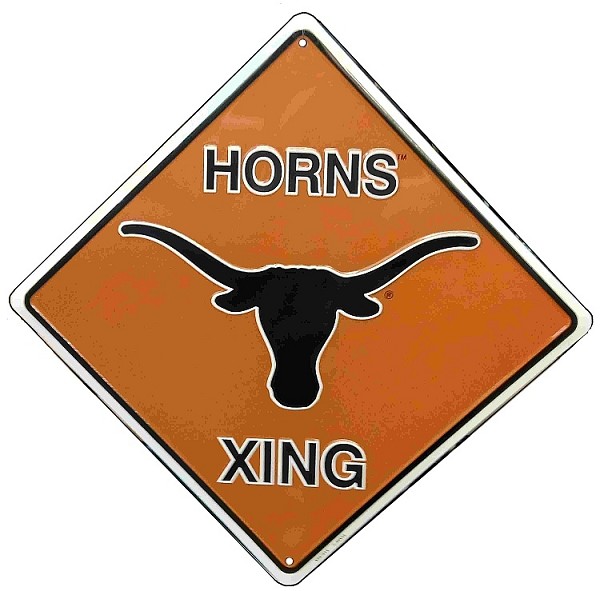 signs 4 fun Texas Longhorns Crossing Sign