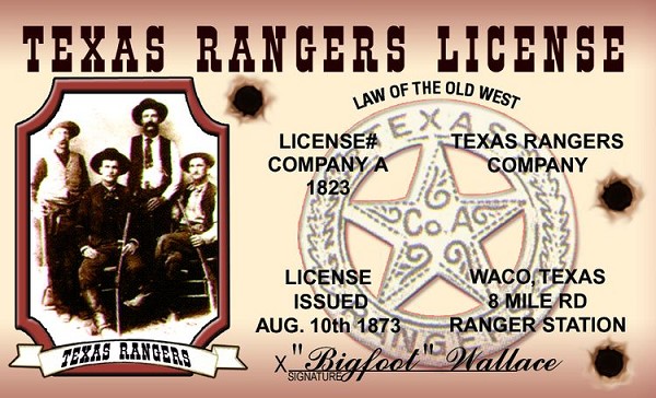 signs 4 fun Texas Ranger ID