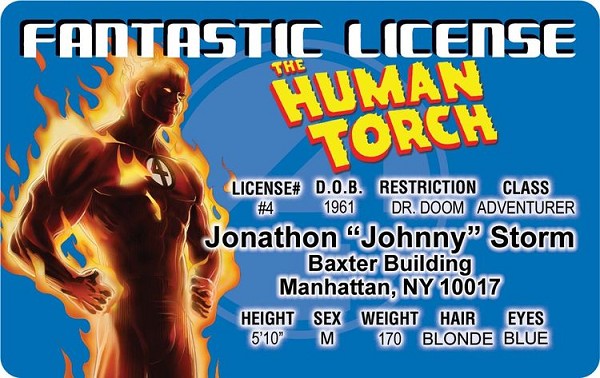 signs 4 fun The Human Torch