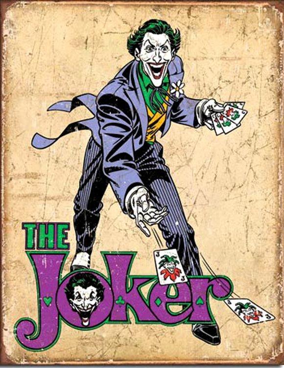 signs 4 fun The Joker Metal Tin Sign