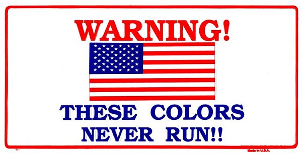 signs 4 fun These Clr S Nvr Run License Plate