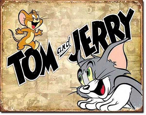 signs 4 fun Tom & Jerry Retro Metal Tin Sign