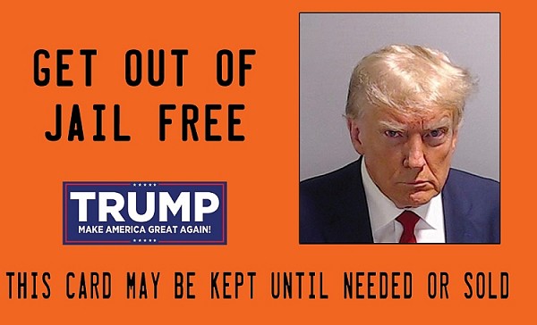 signs 4 fun Trump Mugshot ID