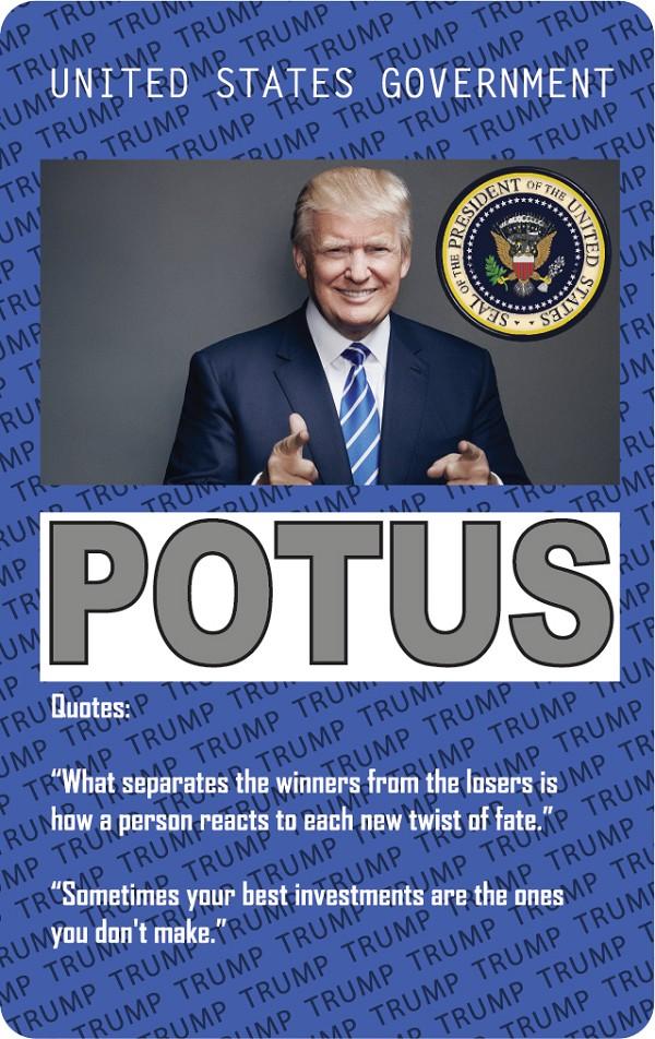 signs 4 fun Trump POTUS ID