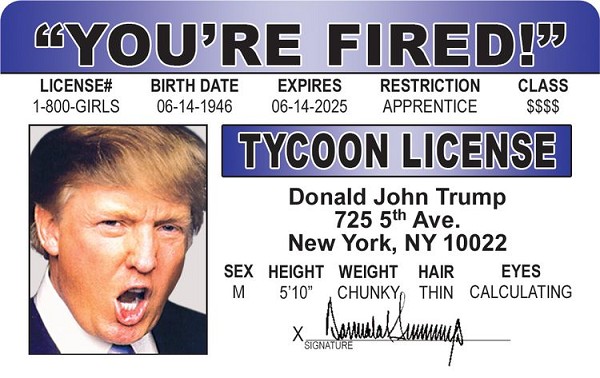 signs 4 fun Trump Your Fired ID