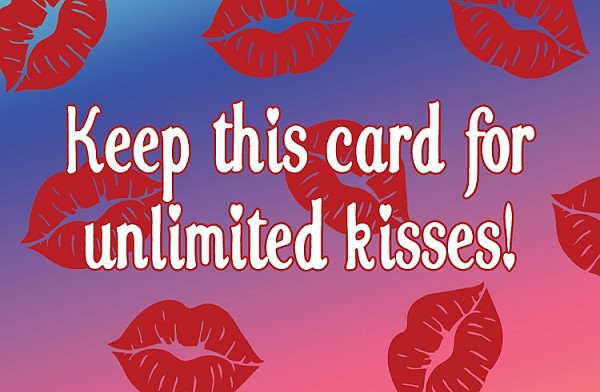 signs 4 fun Unlimited Kisses Pocket Hug