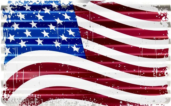signs 4 fun US Flag Corrugated Large Sign