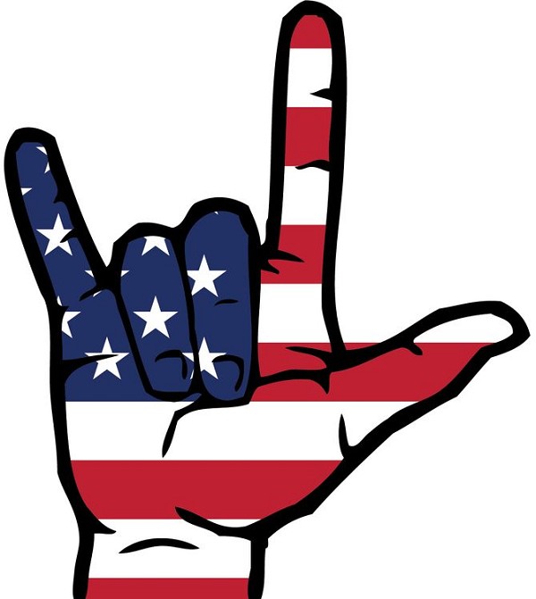 signs 4 fun US I Love You Hand Sign Sticker