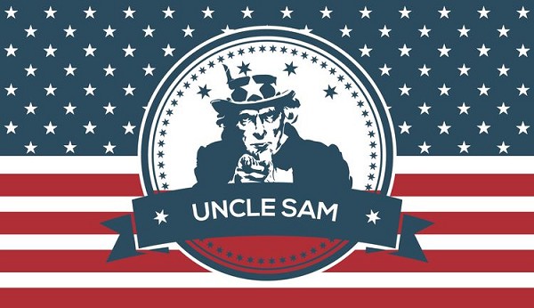 signs 4 fun US Uncle Sam Sticker