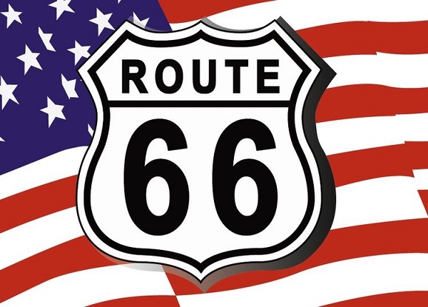 signs 4 fun USA Route 66 Magnet