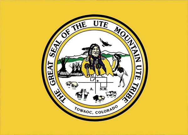 signs 4 fun Ute Mountain Ute Tribe Flag Manget