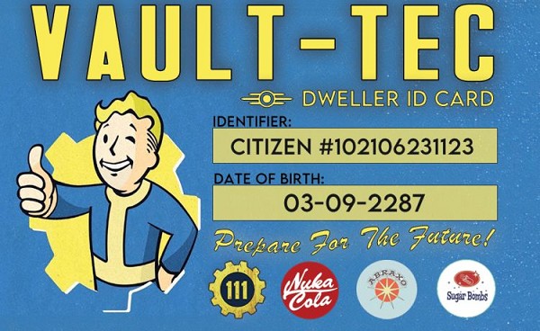 signs 4 fun Vault Tec License