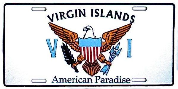 signs 4 fun Virgin Islands License Plate