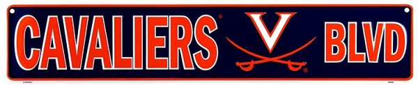 signs 4 fun Virginia Cavaliers Blvd Street Sign