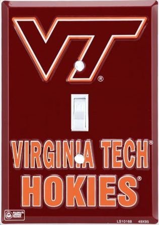 signs 4 fun Virginia Tech Switch Plate