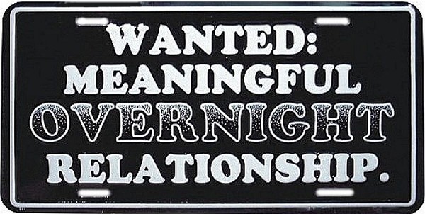 signs 4 fun Wanted Meaningful License Plate
