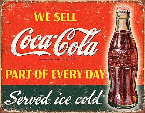 signs 4 fun We Sell Coca-Cola Metal Tin Sign