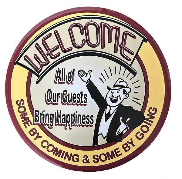 signs 4 fun Welcome 12 inch Round Sign