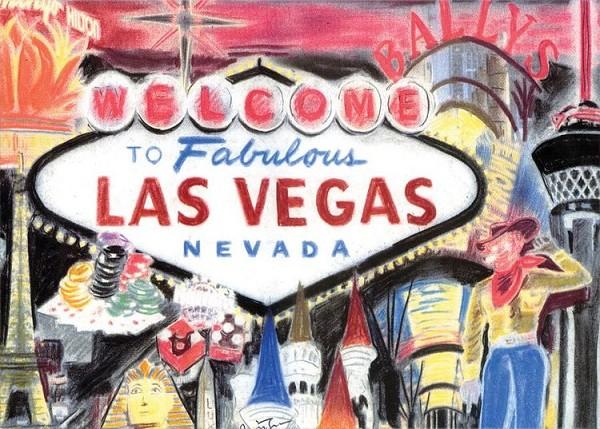 signs 4 fun Welcome Las Vegas Magnet