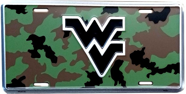 signs 4 fun West Virginia camo License Plate