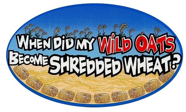 signs 4 fun Wild Oats Large Sticker