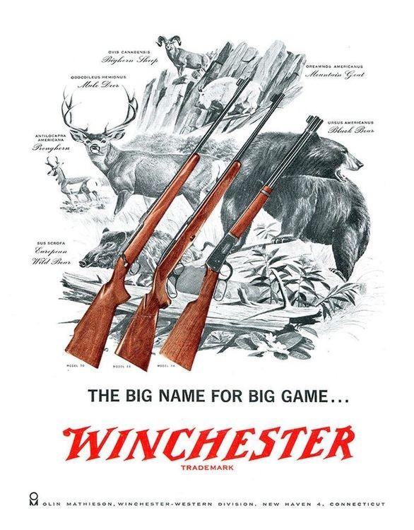 signs 4 fun Winchester Big Game Metal Tin Sign