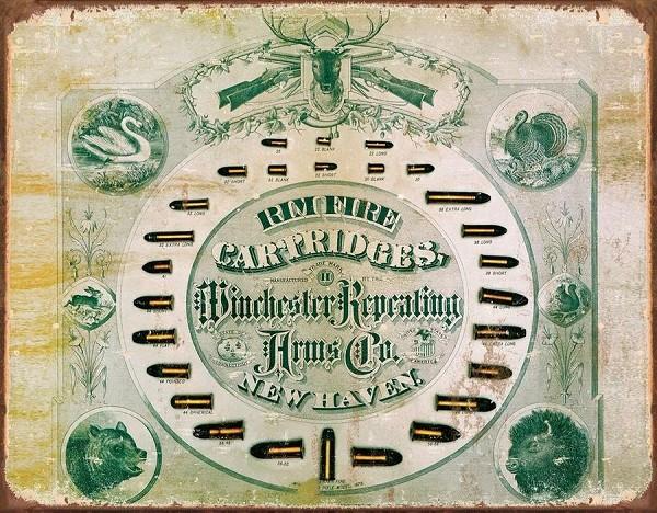 signs 4 fun Winchester Rimfire Metal Tin Sign
