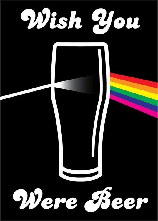 signs 4 fun Wish You Were Beer Magnet