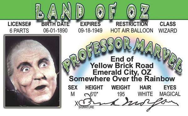 signs 4 fun Wizard of Oz ID