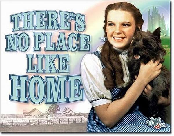 signs 4 fun Wizard of Oz No Place Metal Tin Sigh