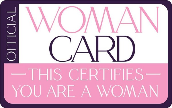 signs 4 fun Woman Card
