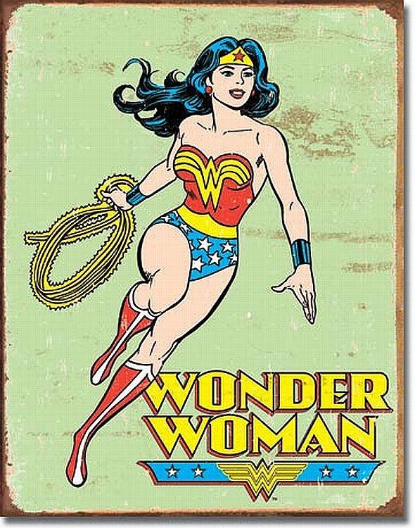 signs 4 fun Wonder Woman Metal Tin Sign