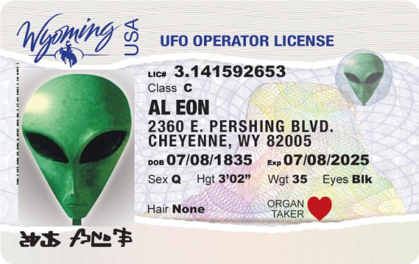 signs 4 fun Wyoming Alien ID
