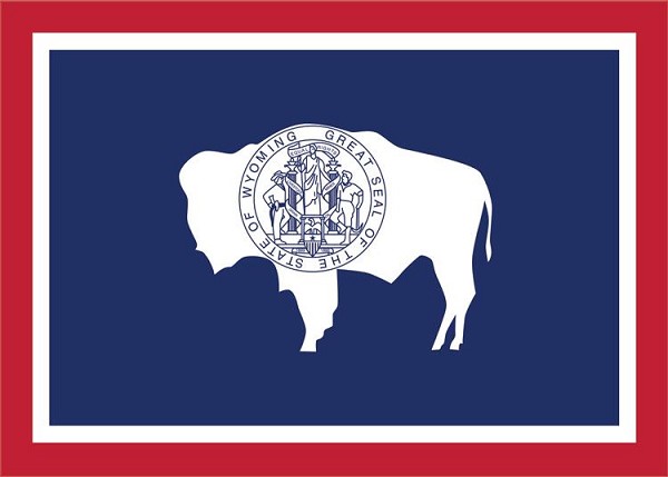 signs 4 fun Wyoming State Flag Magnet