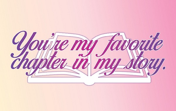 signs 4 fun You're My Favorite Chapter Pocket Hug