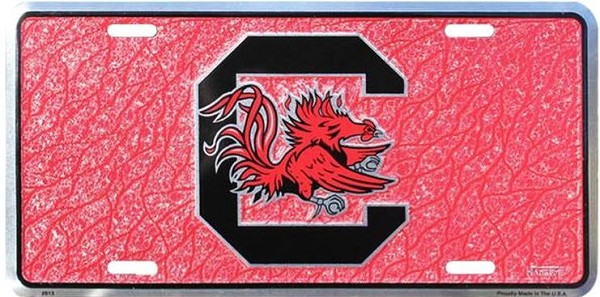 signs 4 fun South Carolina Gamecocks Mosaic License Plate