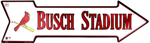 signs 4 fun St. Louis Cardinals Busch Stadium Arrow Sign