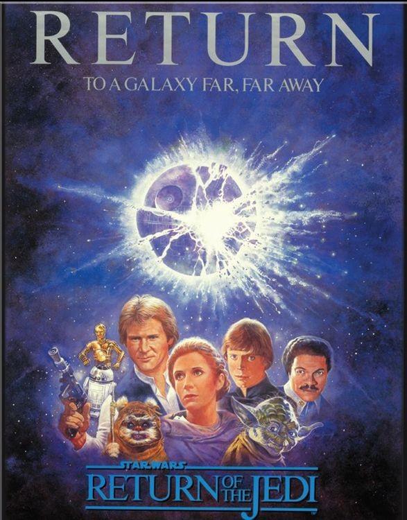 signs 4 fun Star Wars Return of Jedi Metal Tin Sign