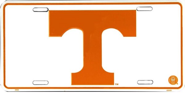 signs 4 fun Tennessee Big T Volunteers License Plate