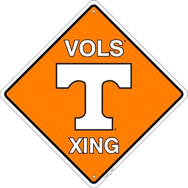 signs 4 fun Tennessee Volunteers College Crossing Sign
