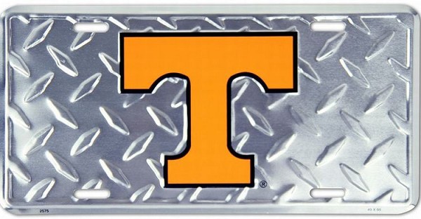 signs 4 fun Tennessee Volunteers Diamond License Plate