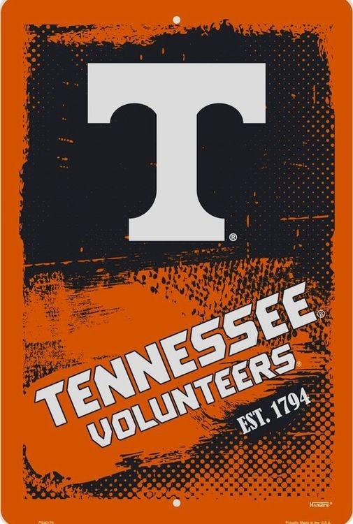 signs 4 fun Tennessee Volunteers Grunge Large Parking Sign