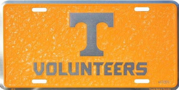 signs 4 fun Tennessee Volunteers Mosaic License Plate